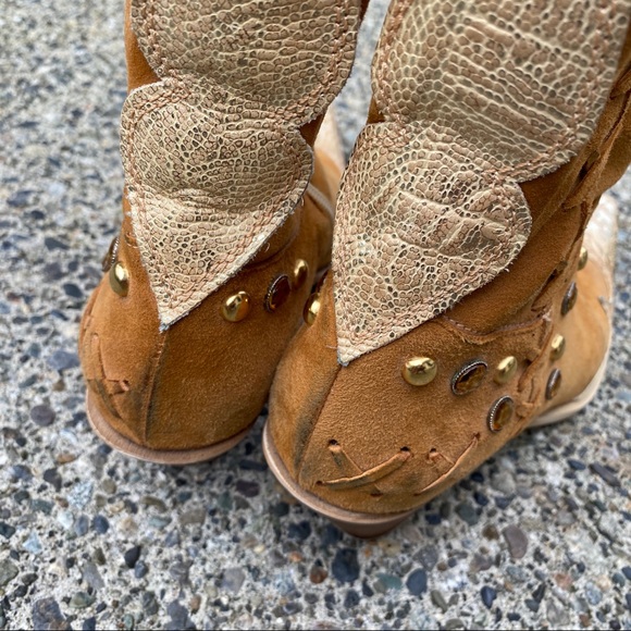 2000 era Browns Fashion Cowboy Boots - Picture 6 of 12